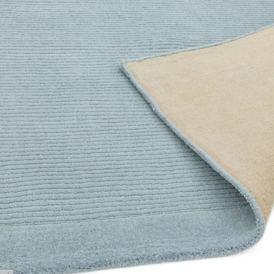 Duck Egg York Rug Contemporary 60x120cm M&S Living Room Bedroom Asiatic RRP550