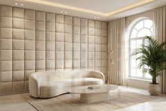 Classic Tufted Button Wall Panels – Elegant Soft Bedroom Decor