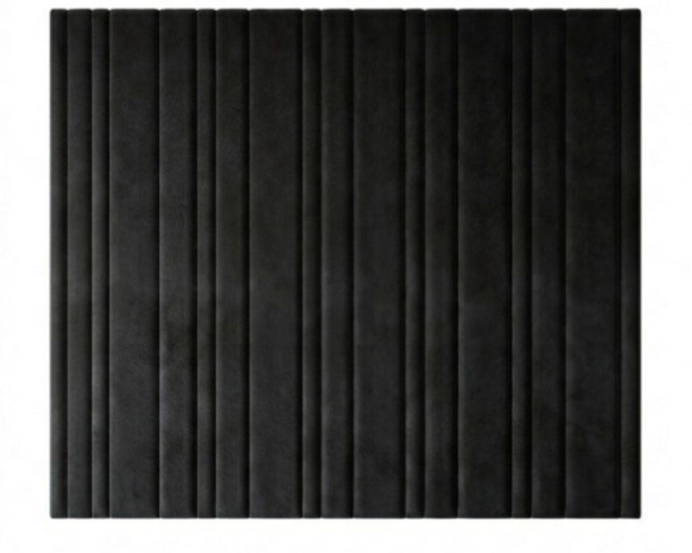 Luxury Upholstered Floating Headboard Vertical Slats Wall Panels Bed Board