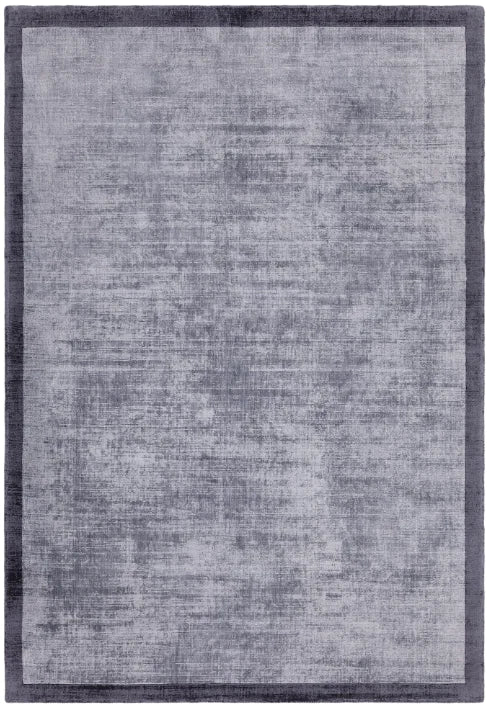 Blade Border Navy Contemporary Rug 160x230cm, M&S Living Room By Asiatic
