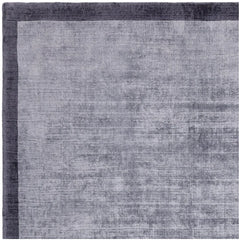 Blade Border Navy Contemporary Rug 160x230cm, M&S Living Room By Asiatic