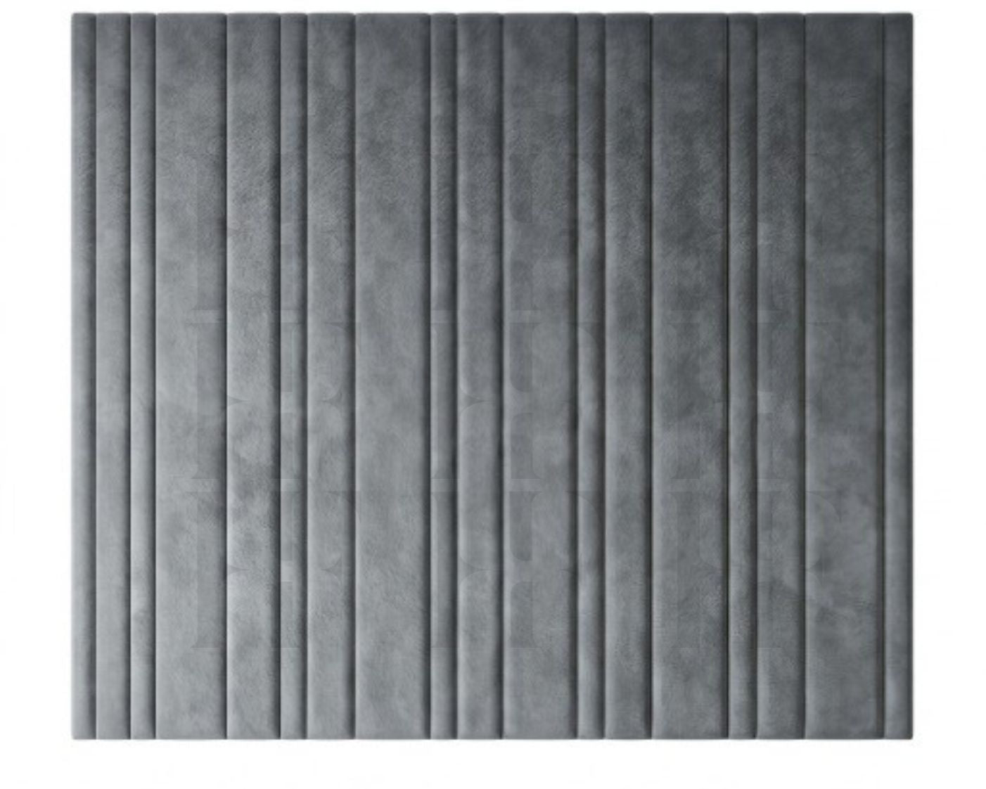 Upholestered Headboard 3D Vertical Line Floating Boys Wall Panels and Livingroom