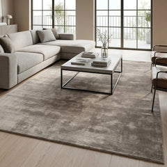 Katherine Carnaby Chrome Taupe Rug 120x180 Hand Woven Living Room Asiatic RRP750