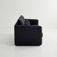 Serene Modern 2-Seater Fabric Loveseat