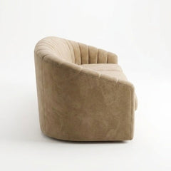 Modern Curved Fluted 3-Seater Sofa
