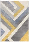 Sketch Linear Grey Rug 160x230cm Luxury Hand Woven Shimmer | Living Room RRP770