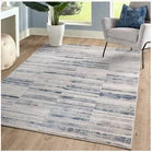 Ritz RI01 Blue Contemporary Rug 160x220cm, Livingroom Bedroom Asiatic RRP310
