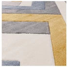 Sketch Linear Grey Rug 160x230cm Luxury Hand Woven Shimmer | Living Room RRP770