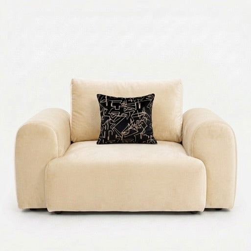 Aria Modern Fabric Armchair (1 Seater)