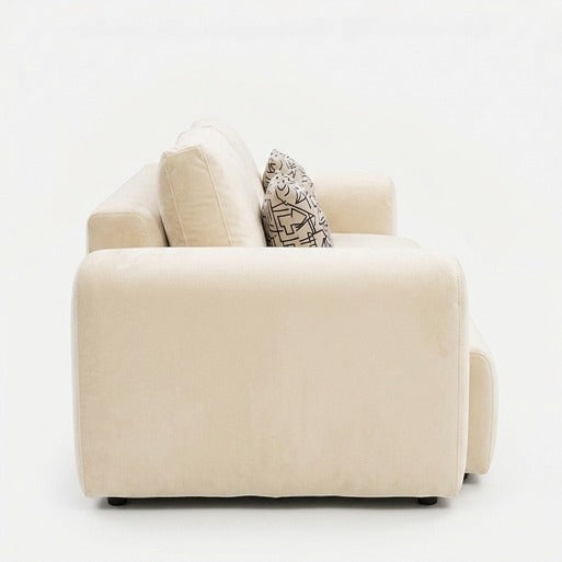 Aria Modern 2-Seater Fabric Loveseat