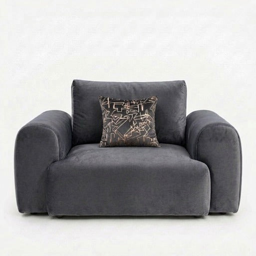 Aria Modern Fabric Armchair (1 Seater)