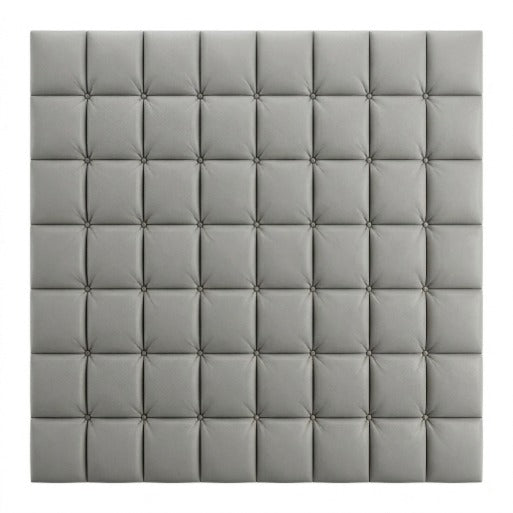 Safe & Soft Cushioned Tufted Wall Padding – Cozy Kids' Room Decor