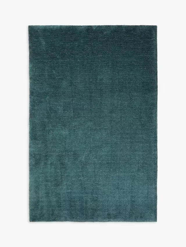 John Lewis Mallard Plain Easy Care Rug 160x230cm, Modern Bedroom Asia RRP310