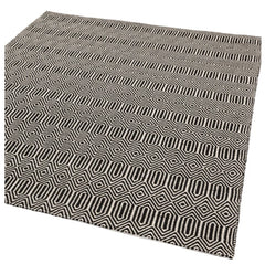 Black Sloan Rug 66x200cm M&S, Morden Living Room & Bedroom By Asiatic RRP550