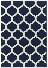 Blue Antibes AN02 Contemporary Rug 200x290cm, Living Room Bedroom Classis RRP570