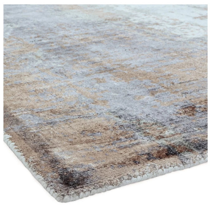 Gatsby Coral Rug 200x290cm Abstract Metallic Distressed Large Living Room RRP570