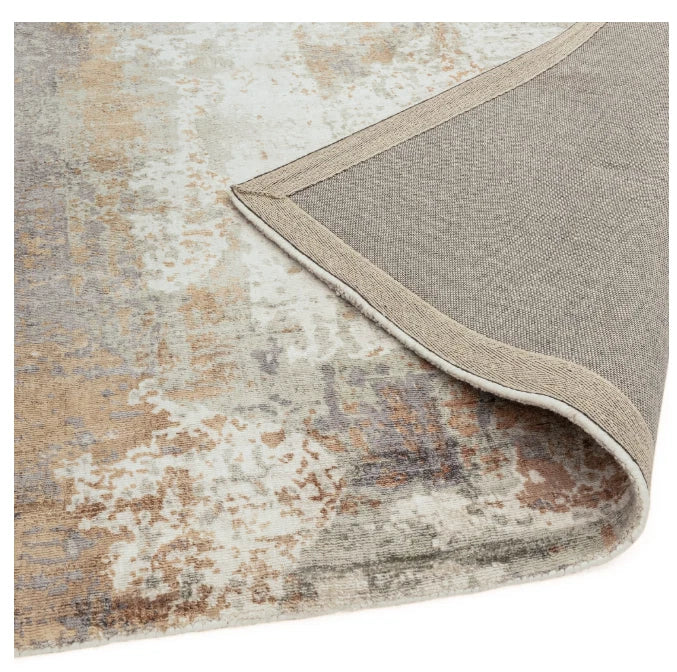 Gatsby Coral Rug 200x290cm Abstract Metallic Distressed Large Living Room RRP570