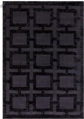 Katherine Carnaby Eaton Black Rug 200x300 Geometric Bedroom M&S Asiatic RRP750