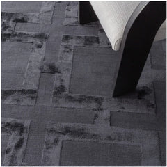 Katherine Carnaby Eaton Black Rug 200x300 Geometric Bedroom M&S Asiatic RRP750