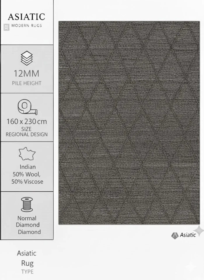 Katherine Carnaby Coast Rug Diamond 160x230cm, M&S Livingroom By Asiatic