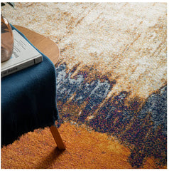 Orange Nova NV04 Contemporary Rug 160x230cm – Stylish Living Room & Bedroom Rug by Asiatic