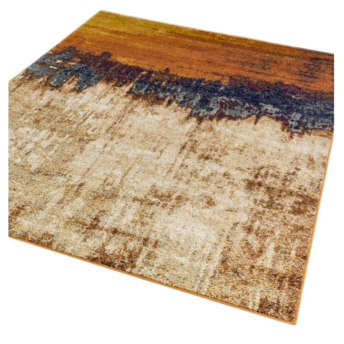 Orange Nova NV04 Contemporary Rug 160x230cm – Stylish Living Room & Bedroom Rug by Asiatic