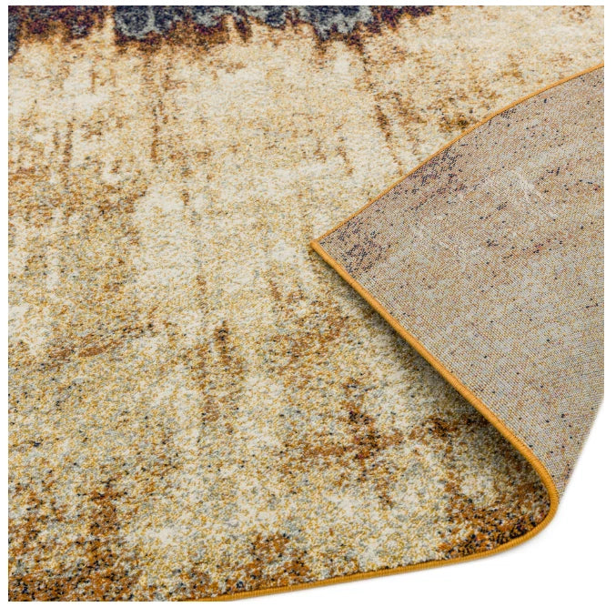 Orange Nova NV04 Contemporary Rug 160x230cm – Stylish Living Room & Bedroom Rug by Asiatic