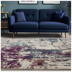 Navy Nova NV23 Contemporary Rug 160x230cm, Livingroom Bedroom Asiatic RRP310