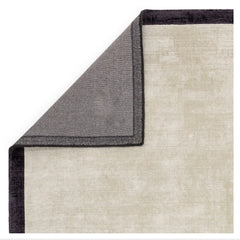 Blade Border Putty Contemporary Rug 200x290cm M&S Living Room By Asiatic
