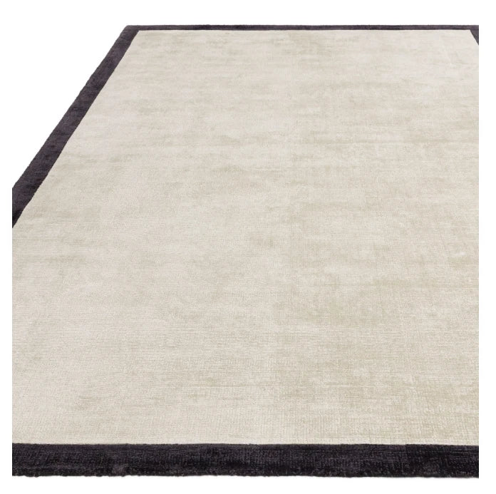 Blade Border Putty Contemporary Rug 200x290cm M&S Living Room By Asiatic