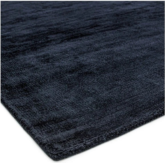 Navy Blade contemporary Rug 160x230cm M&S Living Room Bedroom Asiatic
