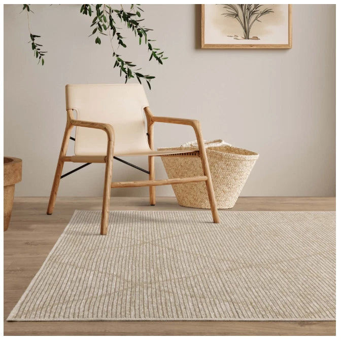 Cream Mulberry contemporary Rug 160x230cm M&S Living Room Bedroom Asiatic RRP450