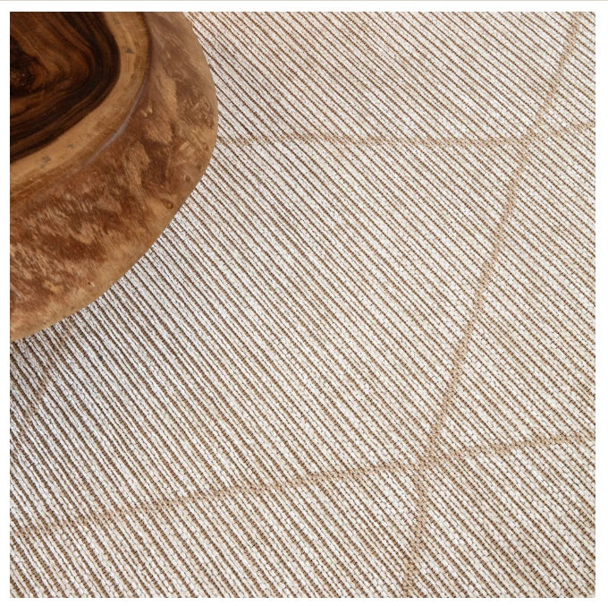 Cream Mulberry contemporary Rug 160x230cm M&S Living Room Bedroom Asiatic RRP450