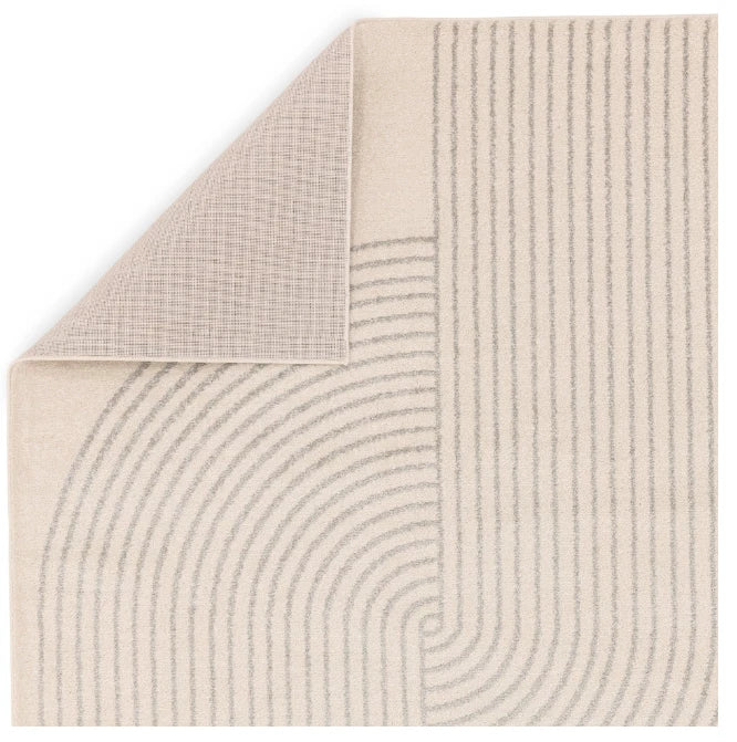 Cream Muse MU16 Contemporary Rug 200x290cm, Living Room Bedroom Asiatic RRP570