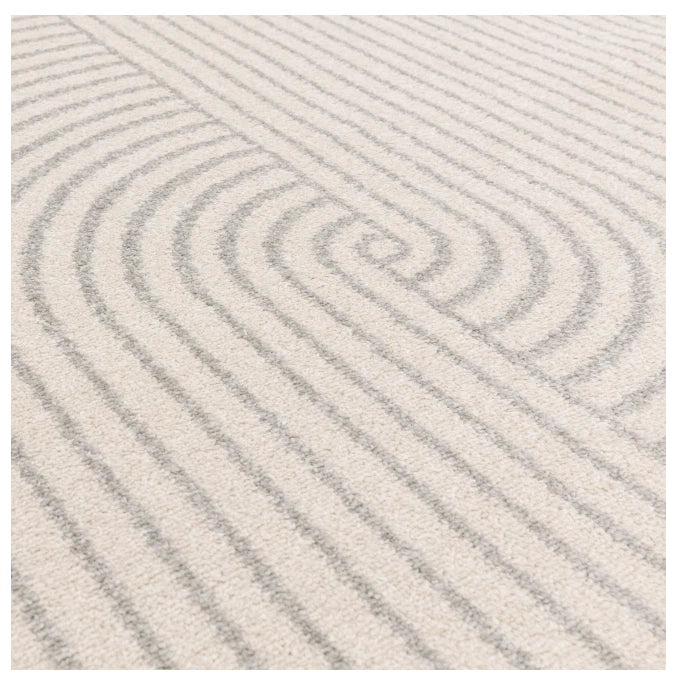 Cream Muse MU16 Contemporary Rug 200x290cm, Living Room Bedroom Asiatic RRP570