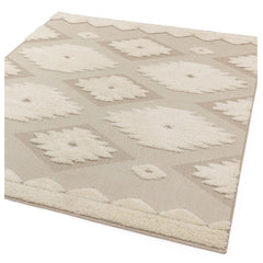 Cream Monty MN03 Contemporary Rug 200x290cm, Living Room Bedroom Asiatic RRP570