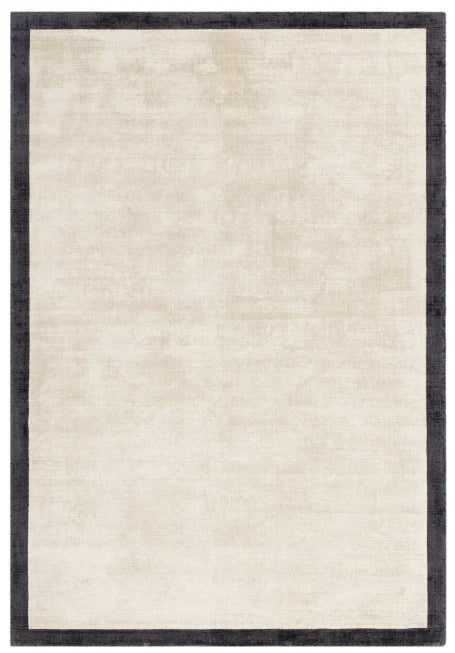 Blade Border Putty Contemporary Rug 200x290cm M&S Living Room By Asiatic