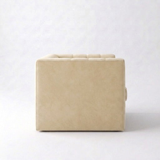 Modern Vertical Channel-Tufted Accent Armchair (1-Seater)